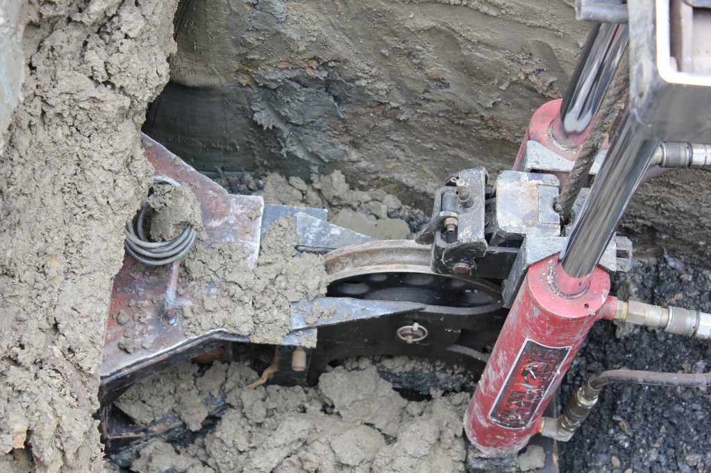 Trenchless pipe installation..Wolcott St Portland Maine Northeast