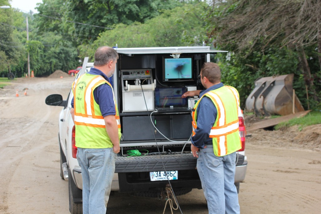 Sewer main inspection Victor St Portland Northeast Sewer & Drain
